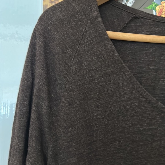Madewell brown raglan 3/4 sleeve tee shirt XS - Picture 2 of 4